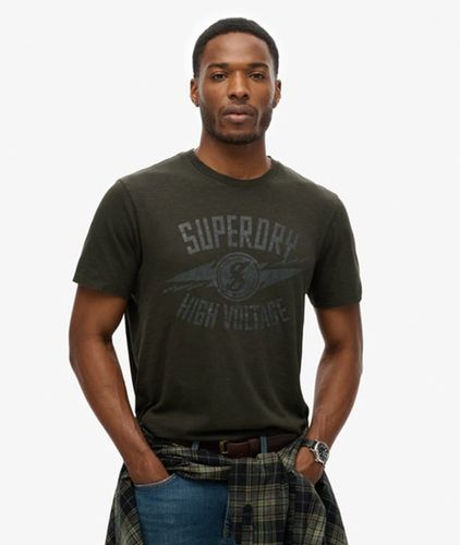 Imprimé T-Shirt Graphique Retro Rocker, , Taille: M - Superdry - Modalova