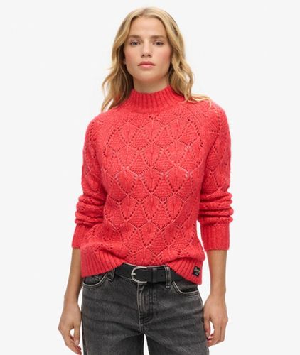 Pull en Maille Pointelle Taille: 40 - Superdry - Modalova