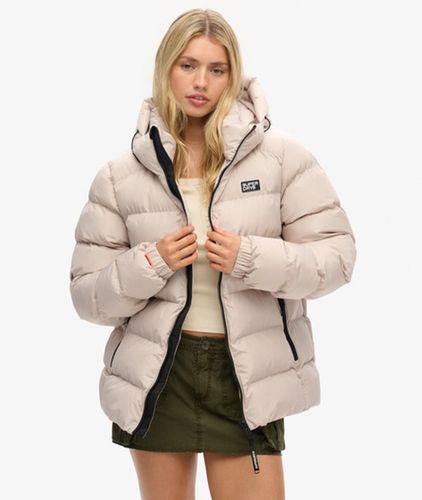 Damen Sports Steppjacke mit Kapuze in Übergröße - Größe: Xxl - Superdry - Modalova