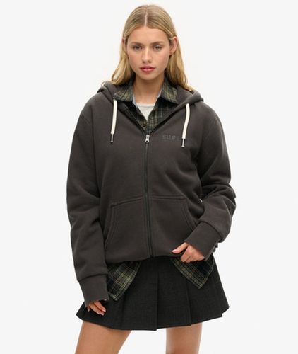 Sweat à Capuche Zippé OverTaille à Motif Tatouage Taille: Xxl - Superdry - Modalova