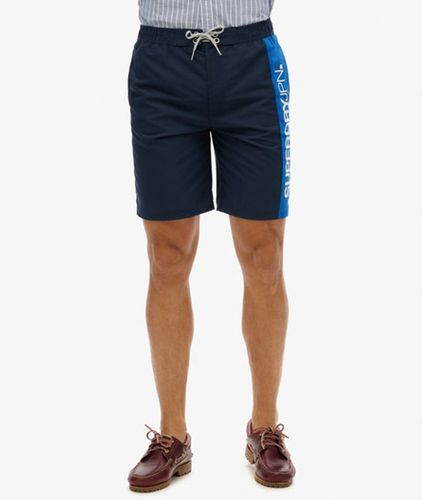Herren 19-Zoll Sportswear Boardshorts aus Recyceltem Material mit Logo - Größe: M - Superdry - Modalova