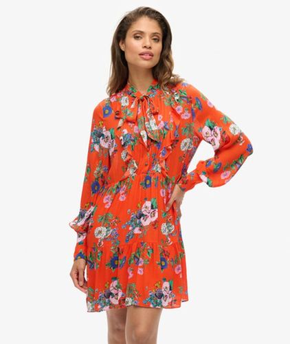 Damen , und Minikleid Blumendruck, Größe: 40 - Größe: 40 - Superdry - Modalova