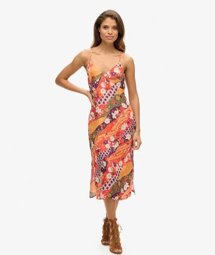 Robe Caraco Mi-longue Imprimée à Enfiler Taille: 44 - Superdry - Modalova