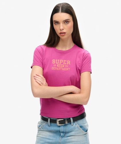 Damen Tailliertes Super Athletics T-Shirt, , Größe: 40 - Superdry - Modalova