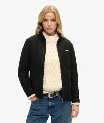 Women's Polar Fleecejacke mit Durchgehendem Reißverschluss - Größe: 36 - Superdry - Modalova