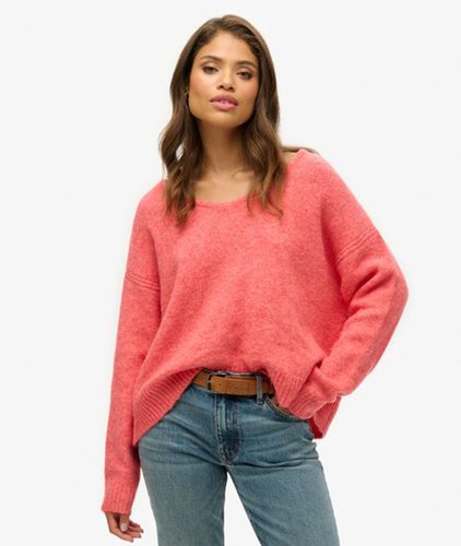 Damen Pullover mit V-ausschnitt in Übergröße - Größe: 42 - Superdry - Modalova
