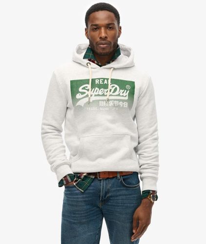 Herren Vintage Hoodie mit Farbverlauf und Kastenform - Größe: M - Superdry - Modalova