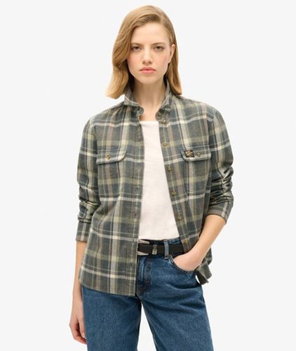 Damen Flanellhemd mit Holzfällerkaros - Größe: 38 - Superdry - Modalova