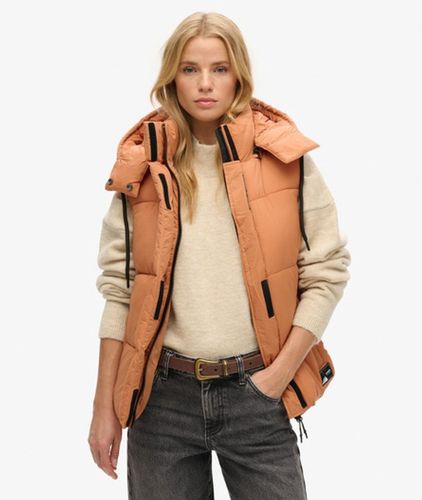 Damen Kurze Touchline Steppweste, Größe: 40 - Größe: 40 - Superdry - Modalova