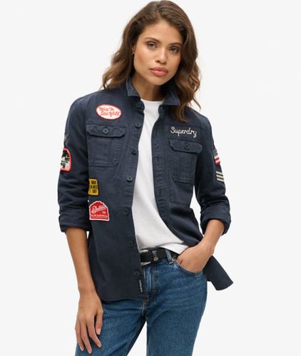 Damen Langärmeliges Pfadfinderhemd - Größe: 42 - Superdry - Modalova
