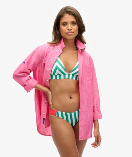 Damen Gestreiftes Triangel-bikinioberteil - Größe: 40 - Superdry - Modalova