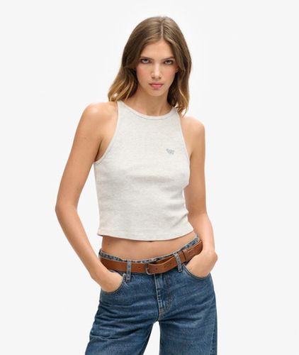Damen Essential Racer-tanktop mit Logo - Größe: 6-8 - Superdry - Modalova