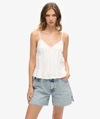 Damen Gestuftes Jersey-trägertop - Größe: 42 - Superdry - Modalova
