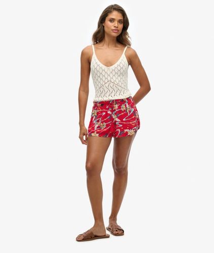 Damen Beach Shorts mit Print im Vintage-look - Größe: 36 - Superdry - Modalova
