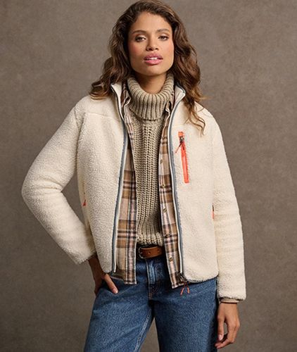 Damen Outdoor Fleecejacke mit Durchgehendem Reißverschluss - Größe: 44 - Superdry - Modalova