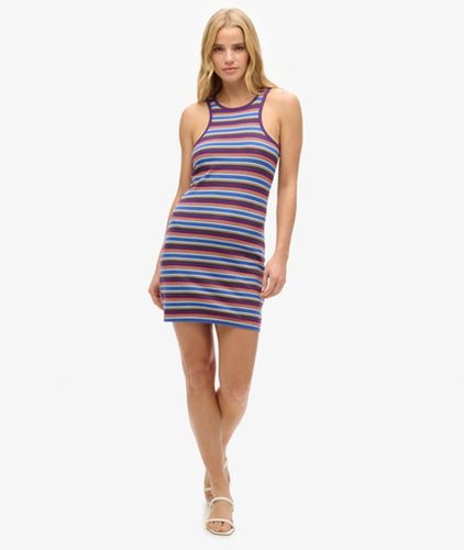 Damen Gestreiftes Vintage Racer-kleid - Größe: 40 - Superdry - Modalova