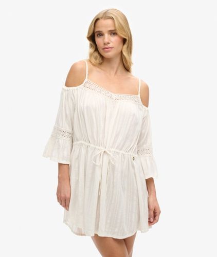 Damen Schulterfreies Minikleid - Größe: 36 - Superdry - Modalova