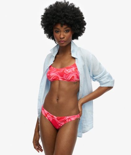 Damen Bedrucktes Bustier-bikinioberteil - Größe: 38 - Superdry - Modalova