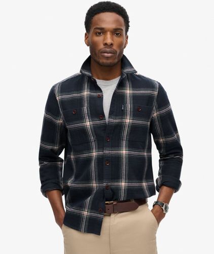 Herren Karierte Vintage Hemdjacke - Größe: S - Superdry - Modalova