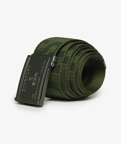 Women's Damen Gurtbandgürtel mit Logodruck, Größe: 1Größe - Größe: One Größe - Superdry - Modalova