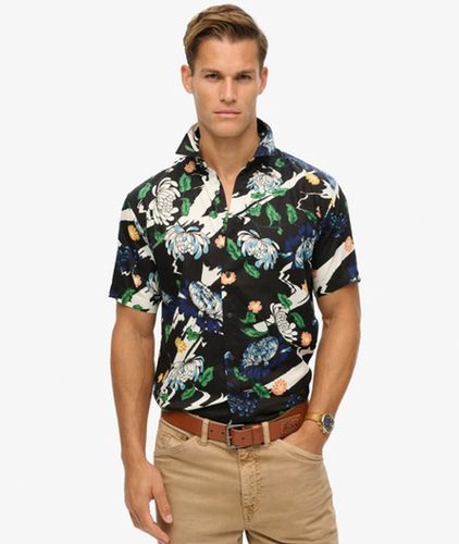 Herren , und Kurzärmeliges Hawaiihemd Bedruckt, Größe: Xxl - Größe: Xxl - Superdry - Modalova