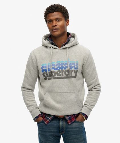 Herren Stacked Hoodie - Größe: L - Superdry - Modalova