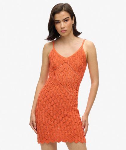Robe Courte Caraco en Crochet Taille: 40 - Superdry - Modalova