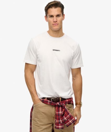 Men's Micro T-shirt mit Logo - Größe: M - Superdry - Modalova