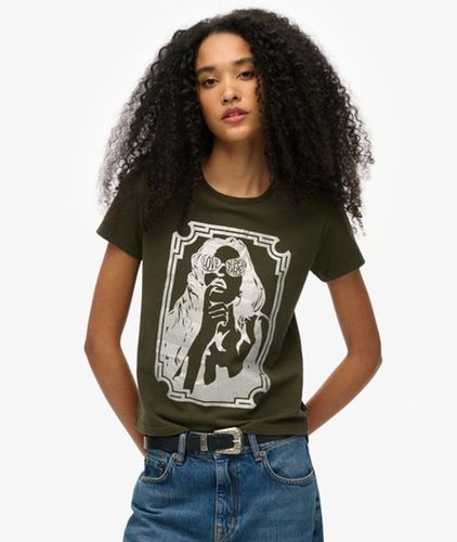 Damen Besonders Figurbetontes Pop Archive T-shirt - Größe: 44 - Superdry - Modalova