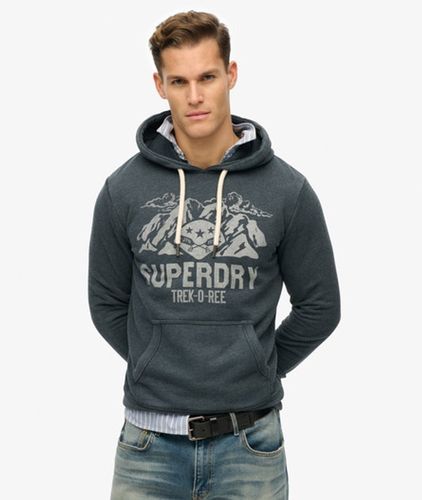 Herren Lo-fi Outdoor Locker Geschnittenes, Einfarbiges Hoodie - Größe: XL - Superdry - Modalova