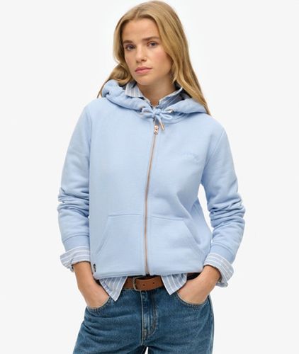 Damen Essential Kapuzenjacke mit Logo - Größe: 40 - Superdry - Modalova