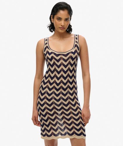 Robe Courte en Maille Zigzag Taille: 44 - Superdry - Modalova