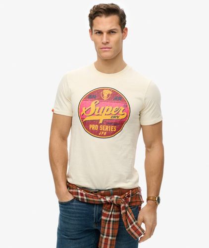 Herren Locker Geschnittenes Gasoline Grafik-t-shirt - Größe: XL - Superdry - Modalova
