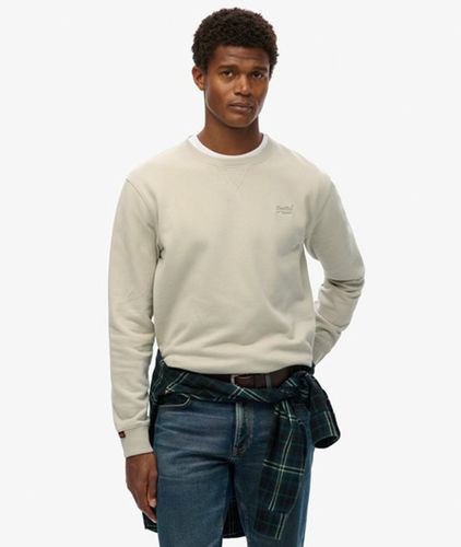 Men's Essential Logo Sweatshirt mit Rundhalsausschnitt - Größe: L - Superdry - Modalova