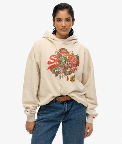 Damen Lässiges Tokyo Vintage Logo Hoodie - Größe: 36 - Superdry - Modalova