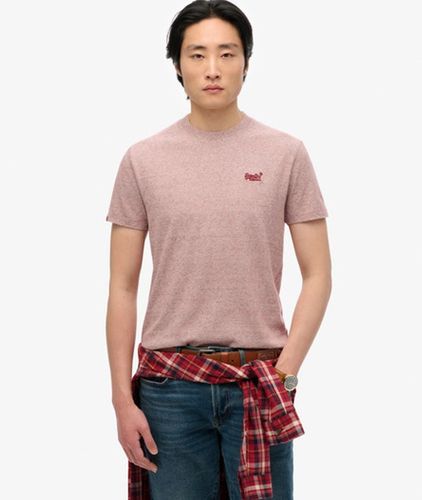 Men's Essential T-shirt aus Bio-baumwolle mit Logo - Größe: L - Superdry - Modalova
