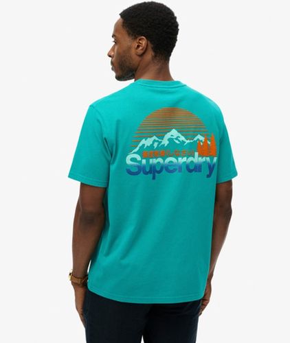 Men's Great Outdoors T-shirt mit Core Logo im Brustbereich - Größe: XL - Superdry - Modalova