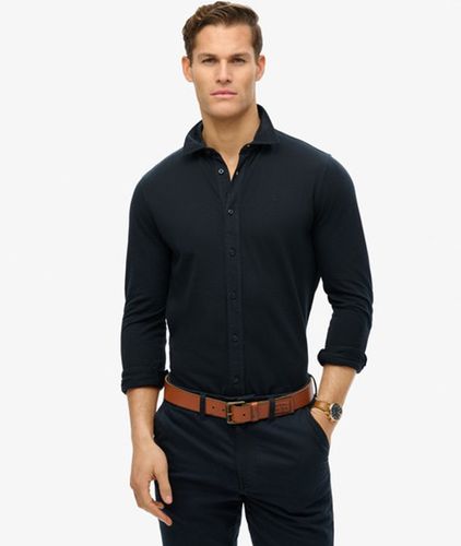 Herren Langärmeliges Vintage Destroy Pikeehemd - Größe: Xxxl - Superdry - Modalova