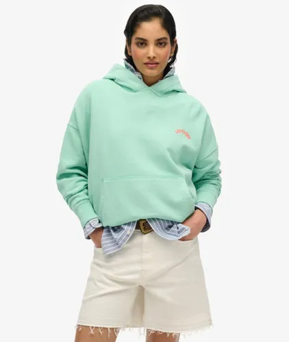 Damen Baumwolle Essential Hoodie mit Logo, - Größe: 36 - Superdry - Modalova