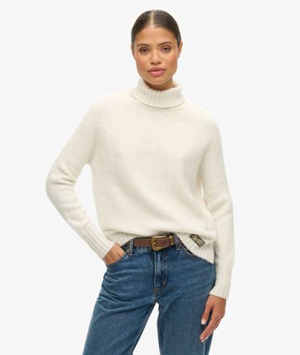 Damen Gerippter Essential Strickpullover - Größe: 44 - Superdry - Modalova