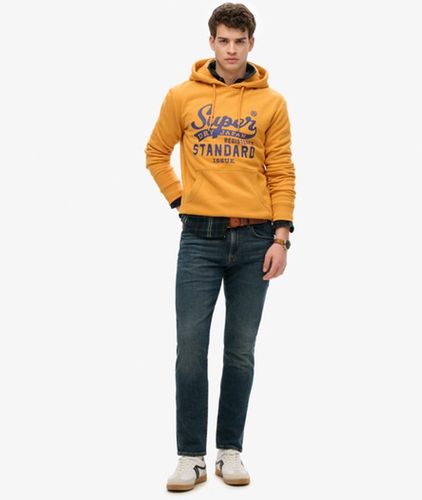 Sweat à Capuche Standard Script Coupe Décontractée Taille: L - Superdry - Modalova