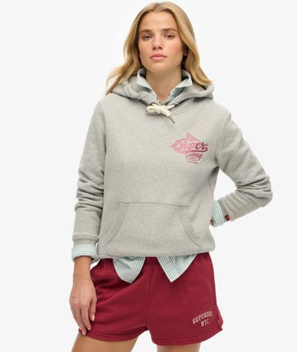 Women's Athletic Metallic Hoodie - Größe: 38 - Superdry - Modalova
