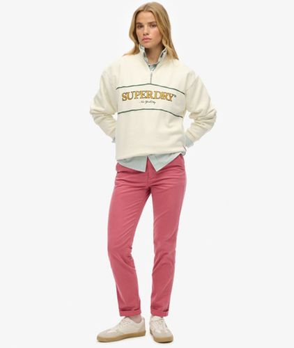 Damen Chinohose mit Mittlerer Leibhöhe, Größe: 30/30 - Superdry - Modalova