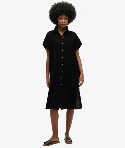 Damen Übergroßes Midi-hemdkleid - Größe: 34 - Superdry - Modalova