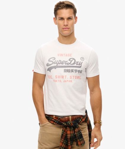 Herren Vintage Logo Heritage Relaxed T-shirt - Größe: M - Superdry - Modalova