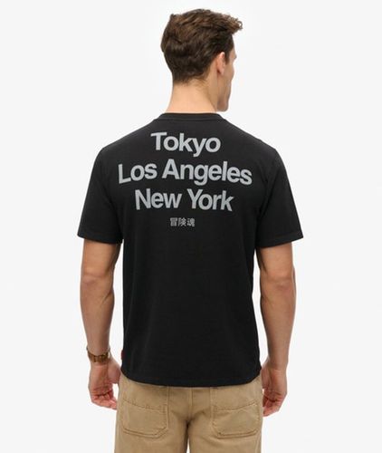 Herren Core City T-shirt mit Logo - Größe: S - Superdry - Modalova