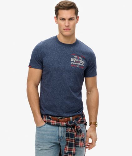 Herren Lässiges Vintage Workwear T-shirt - Größe: L - Superdry - Modalova