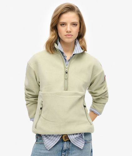 Damen Active Fleecepullover mit Halbem Reißverschluss, - Größe: 44 - Superdry - Modalova