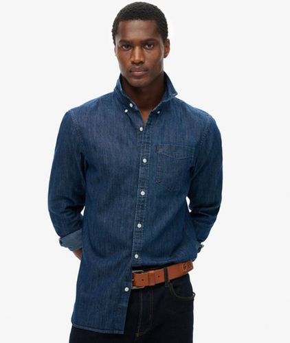 Chemise en Denim à Manches Longues Essential Taille: L - Superdry - Modalova