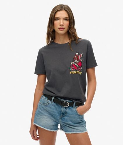 T-shirt Décontracté Old School Tattoo Taille: 40 - Superdry - Modalova
